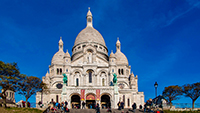 Basilique du sacré coeur à Paris Montmartre